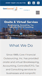 Mobile Screenshot of coreoutsource.com